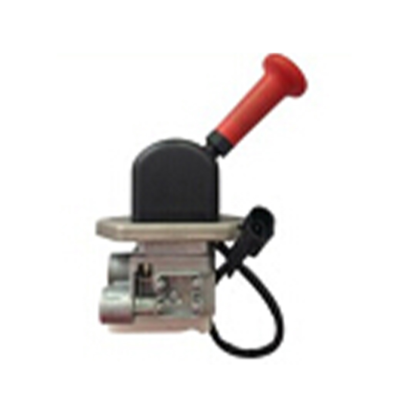 Válvula de controle manual com interruptor eletrônico 24V